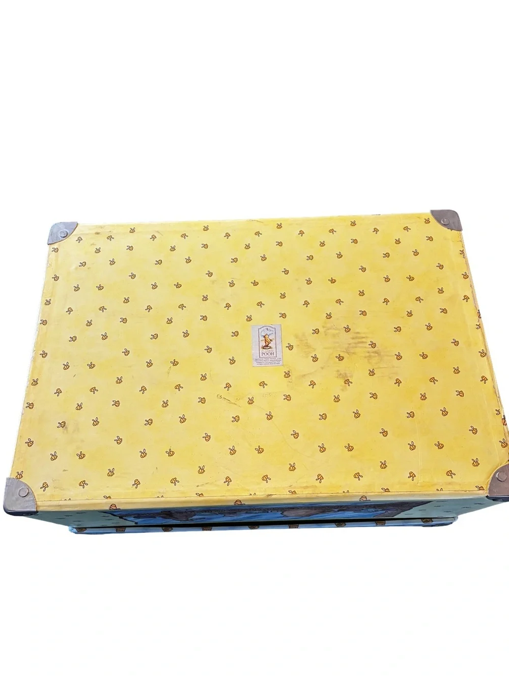 Vintage Disney Classic Pooh Keepsake Storage Box Nursery Decor